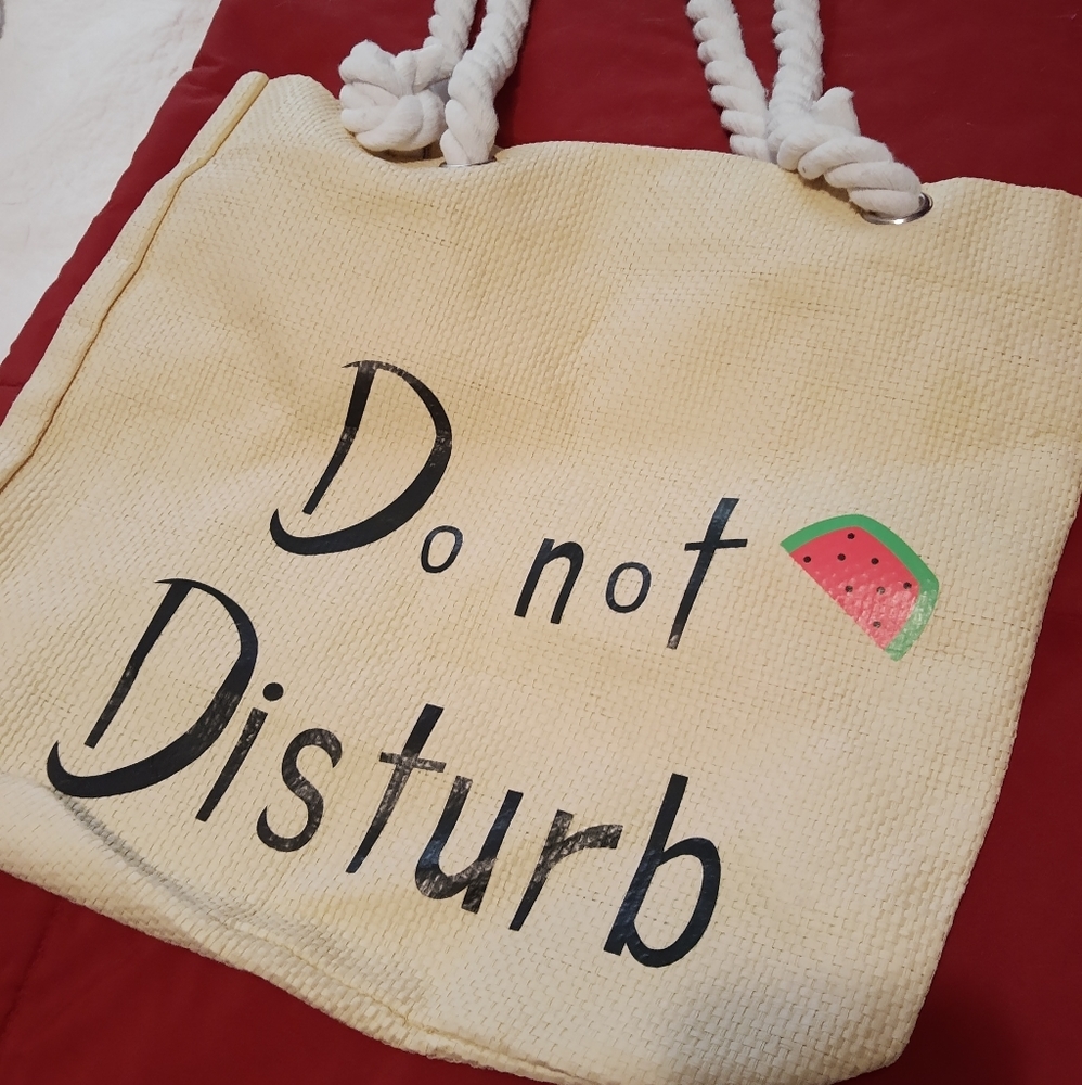Cute! DO NOT DISTURB Watermelon Bag